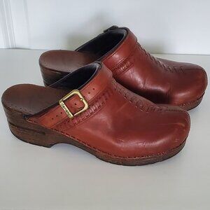 Women's Dansko Leather Clogs Sz 38 / US Sz 7.5-8